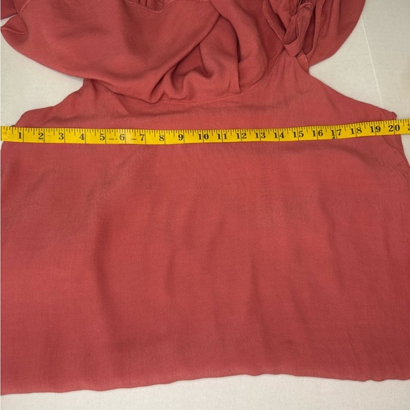 MISA Los Angeles Emil Off Cold Shoulder Coral Mini Dress Size Medium.  #102 - Picture 13 of 13